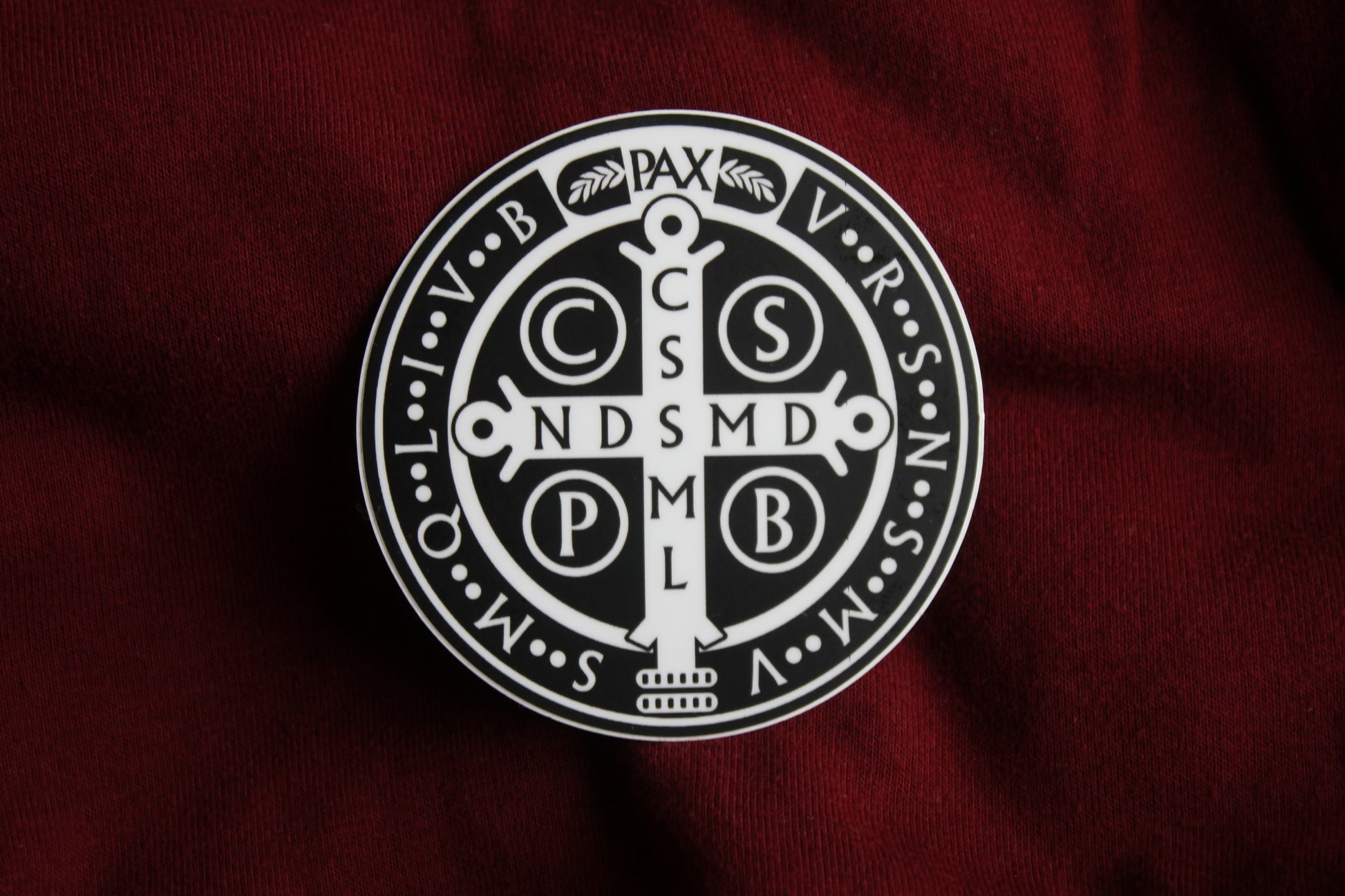 Decal St Benedict Medal 3