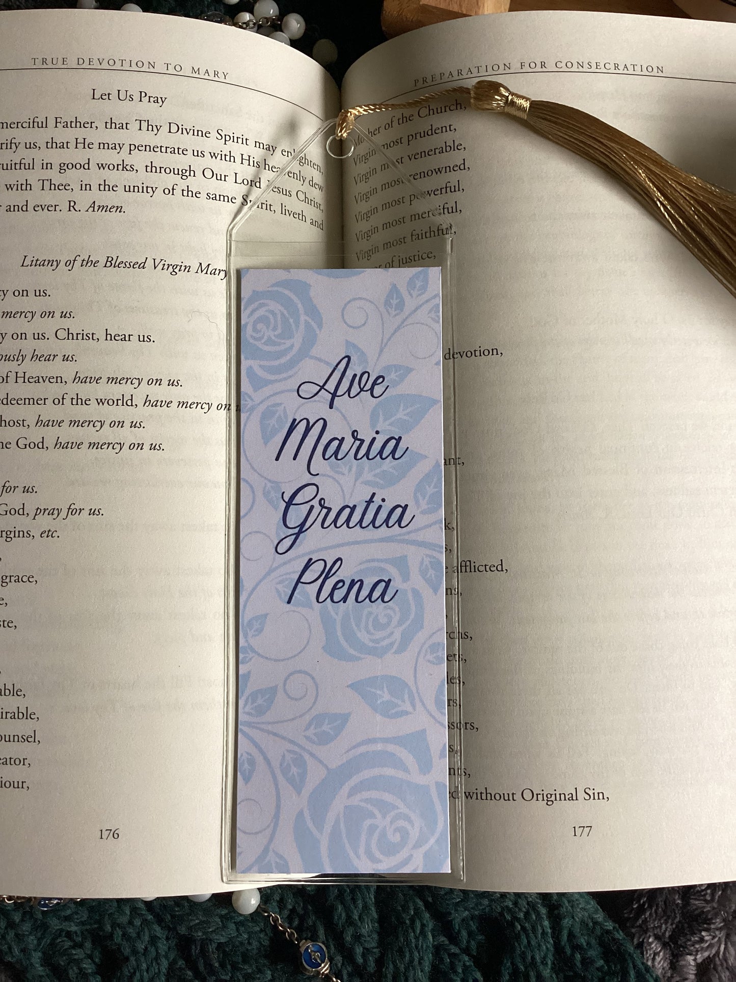 Ave Maria Bookmark