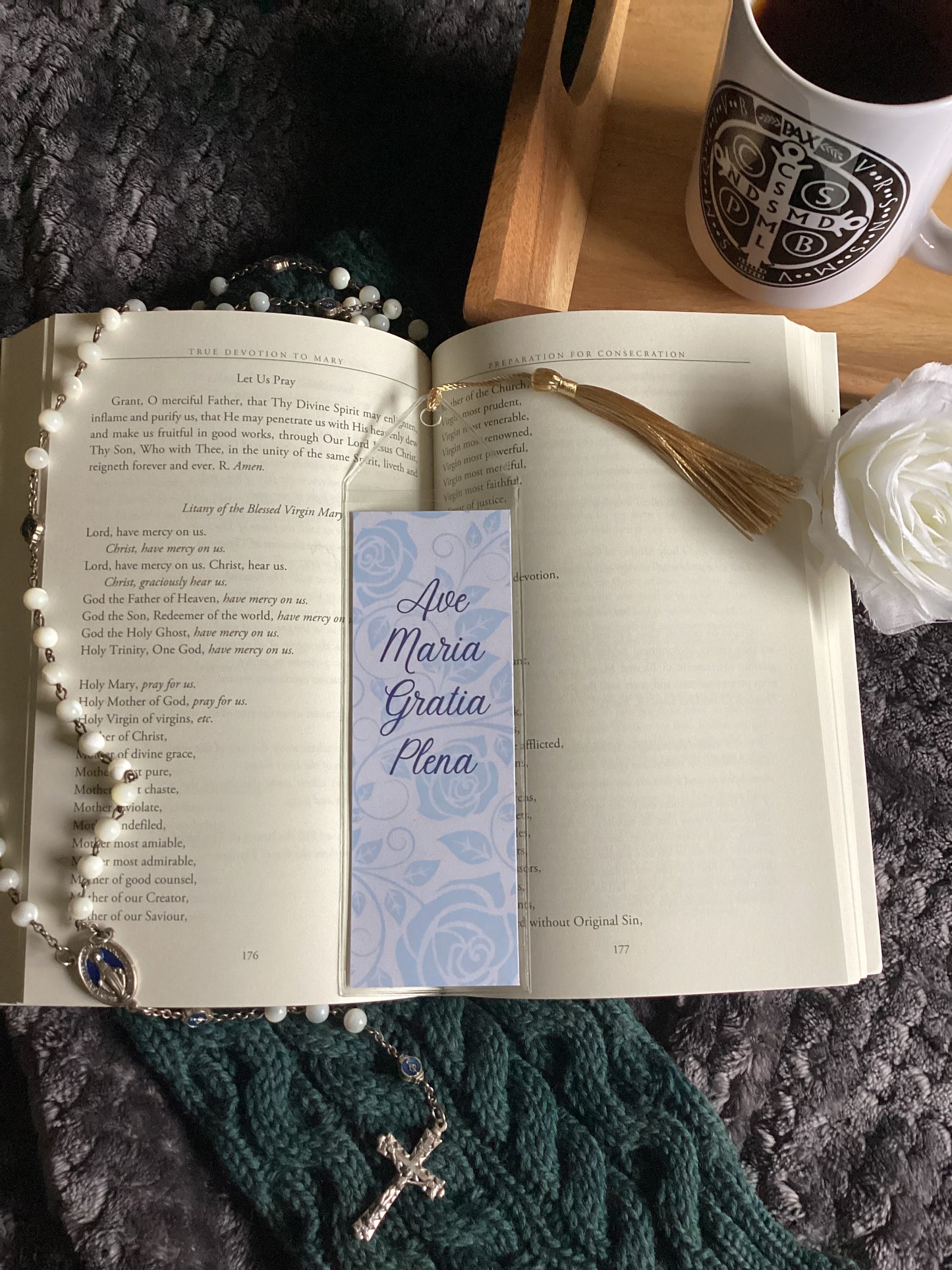 Ave Maria Bookmark