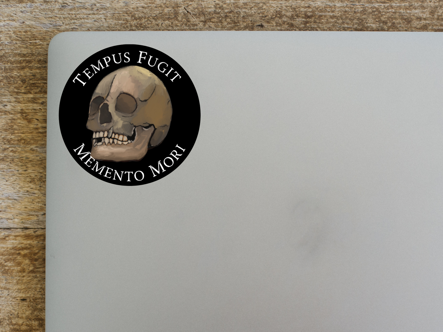 Tempus Fugit Memento Mori sticker