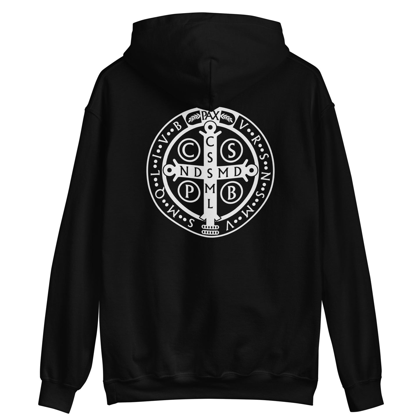 Saint Patrick hoodie in black- back