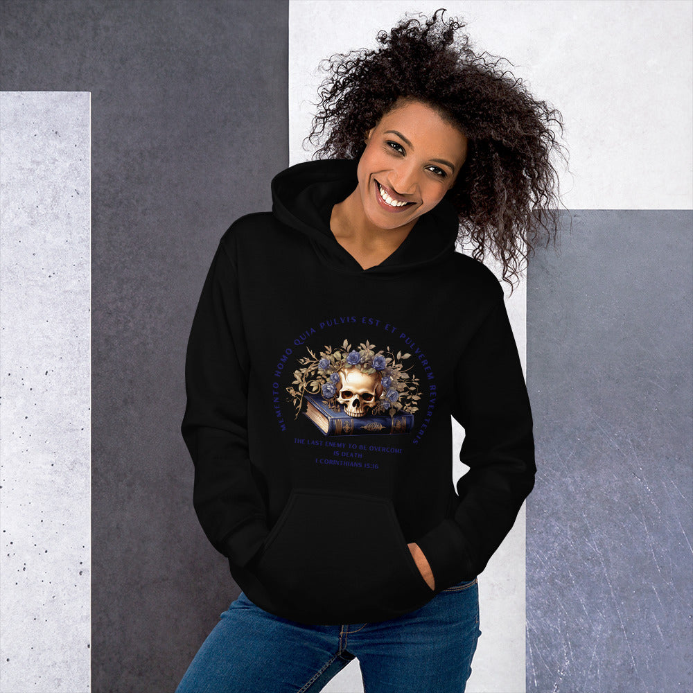 Ladies Memento Mori hooded sweatshirt