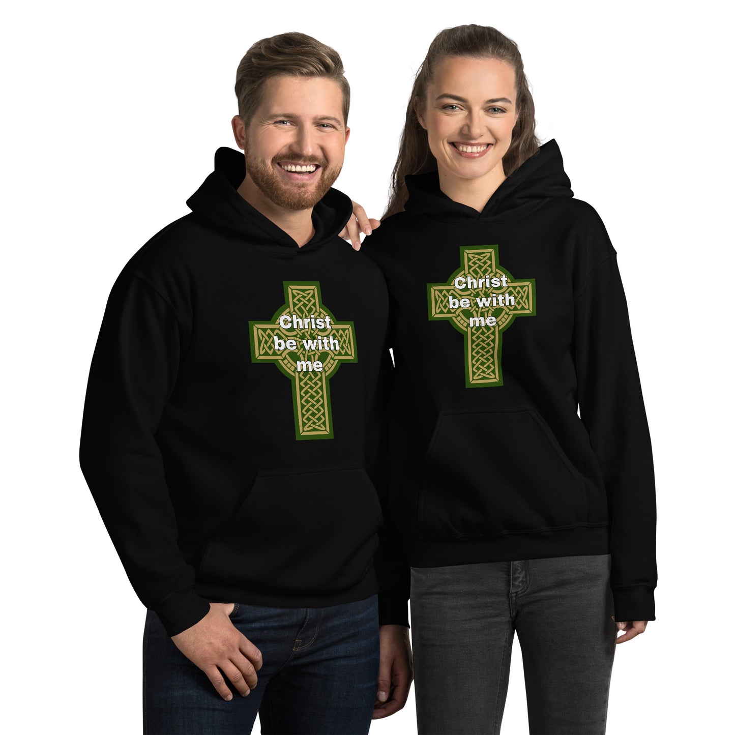 Saint Patrick Prayer- Christ be with me- Unisex Hoodie