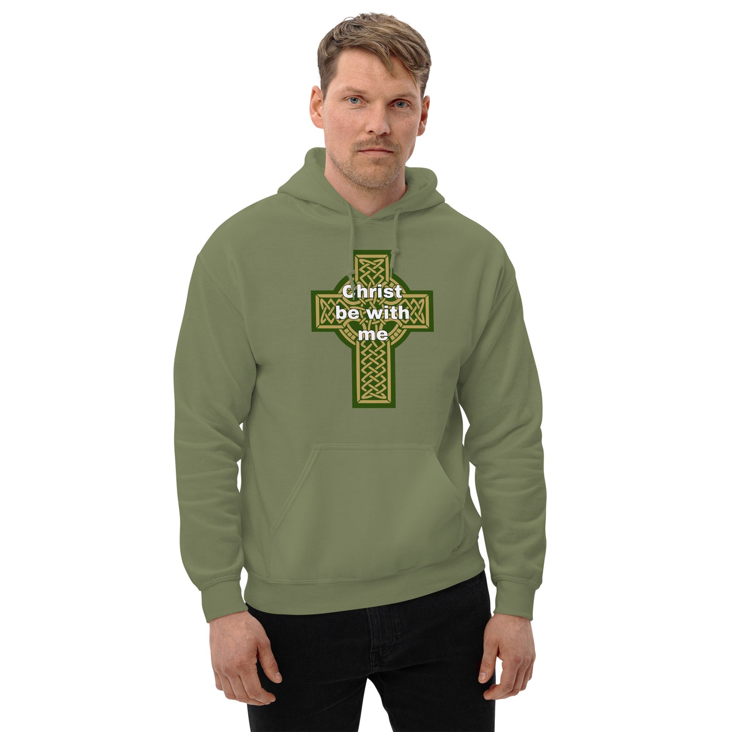 Saint Patrick Prayer- Christ be with me- Unisex Hoodie