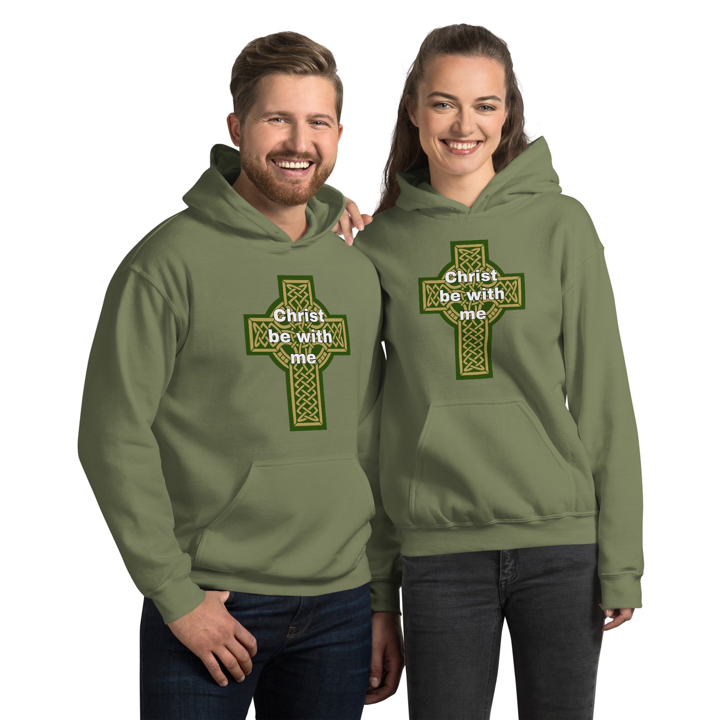 Saint Patrick Prayer- Christ be with me- Unisex Hoodie