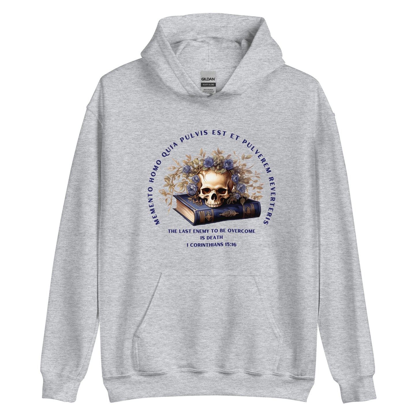 Ladies Memento Mori hooded sweatshirt