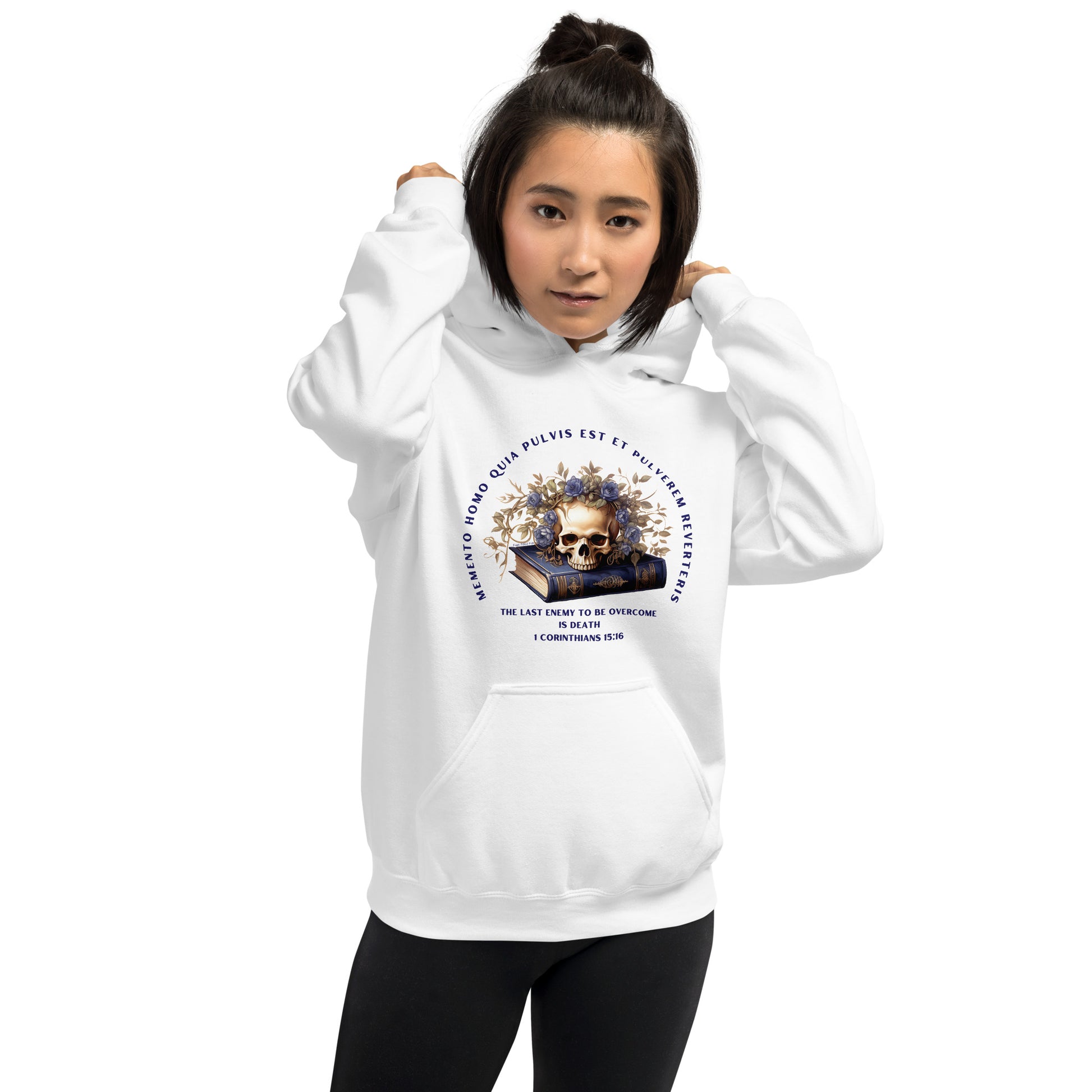 Ladies Memento Mori hooded sweatshirt