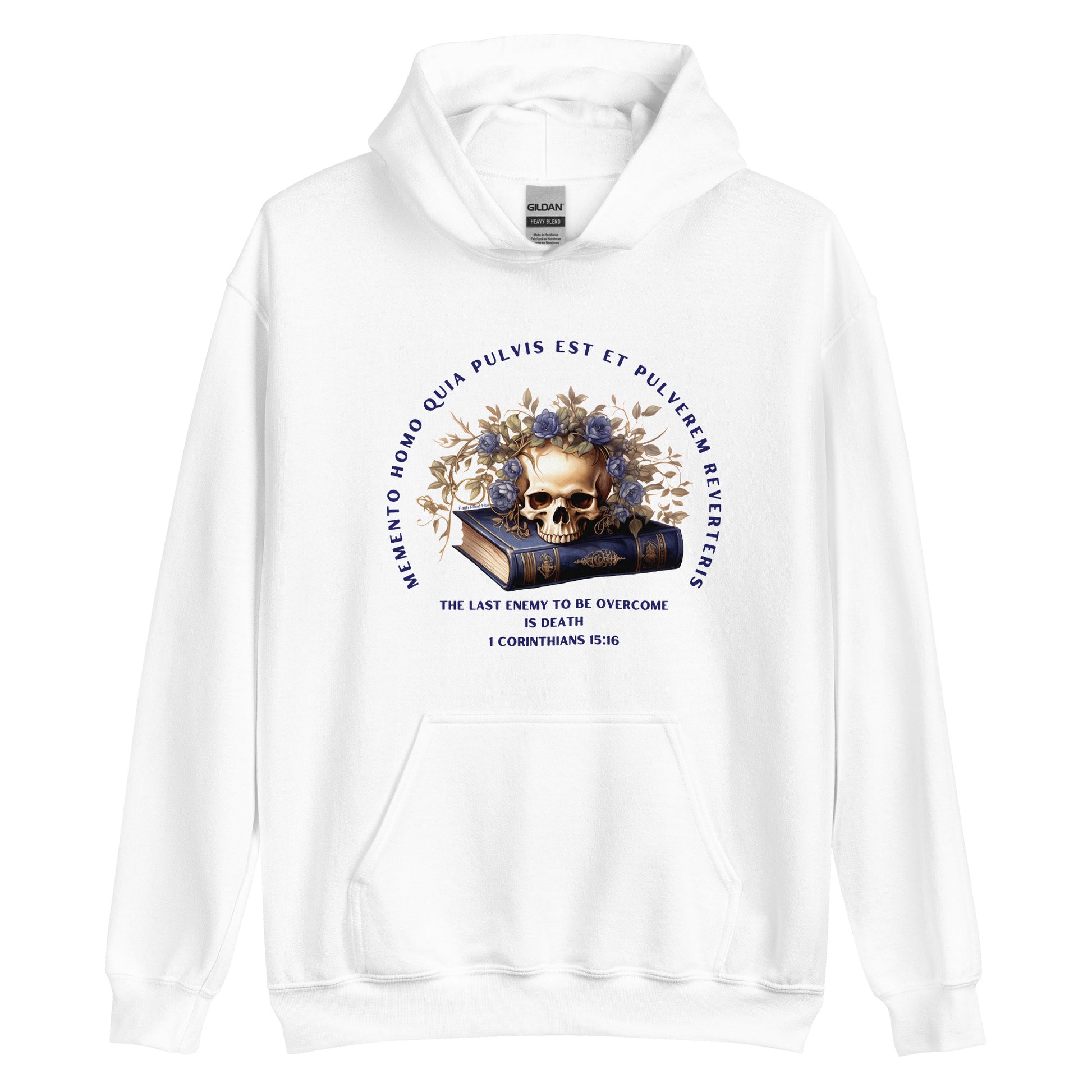 Ladies Memento Mori hooded sweatshirt