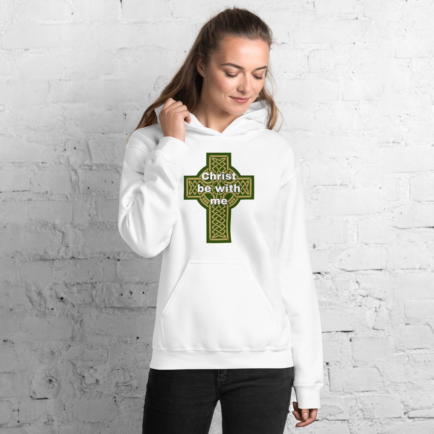 Saint Patrick Prayer- Christ be with me- Unisex Hoodie