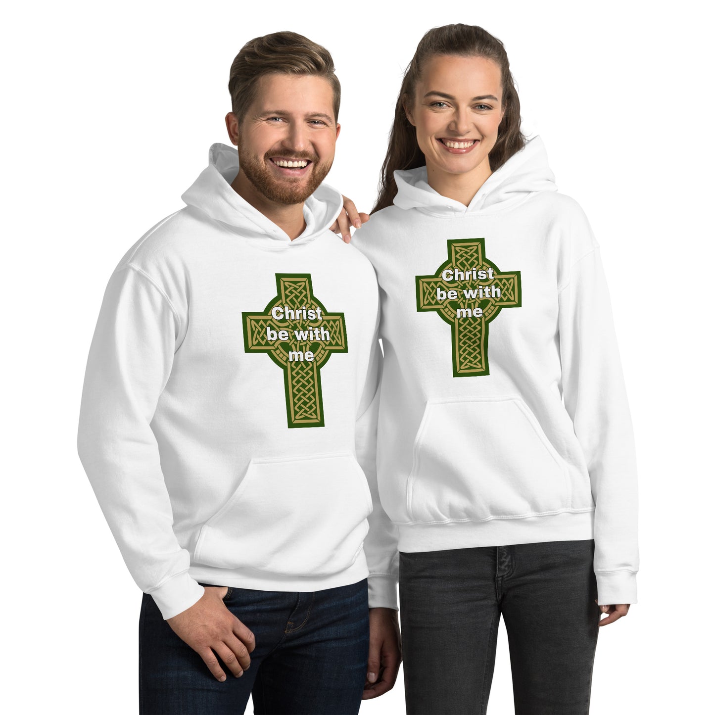 Saint Patrick Prayer- Christ be with me- Unisex Hoodie