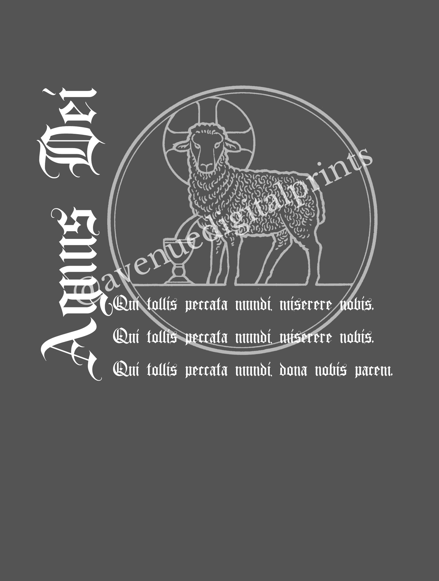 Agnus Dei Full Latin Shirt