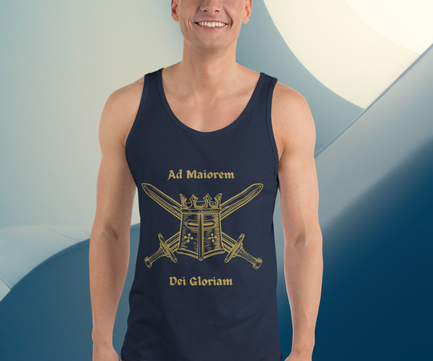 Ad Maiorem Dei Gloriam Men's Tank Shirt