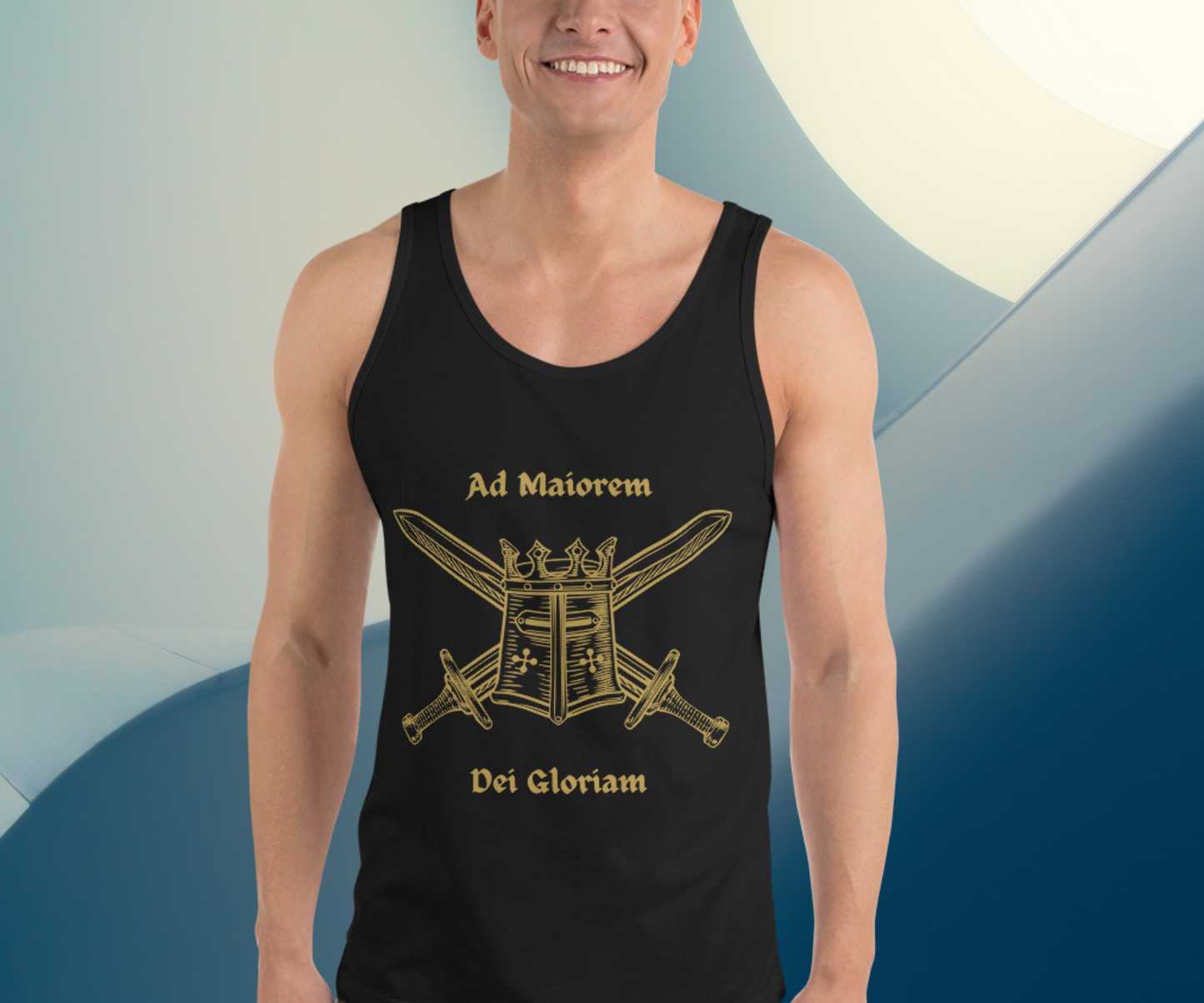 Ad Maiorem Dei Gloriam Men's Tank Shirt