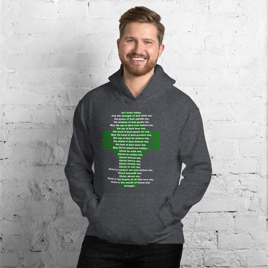 Men's Saint Patrick Hoodie- Prayer on front