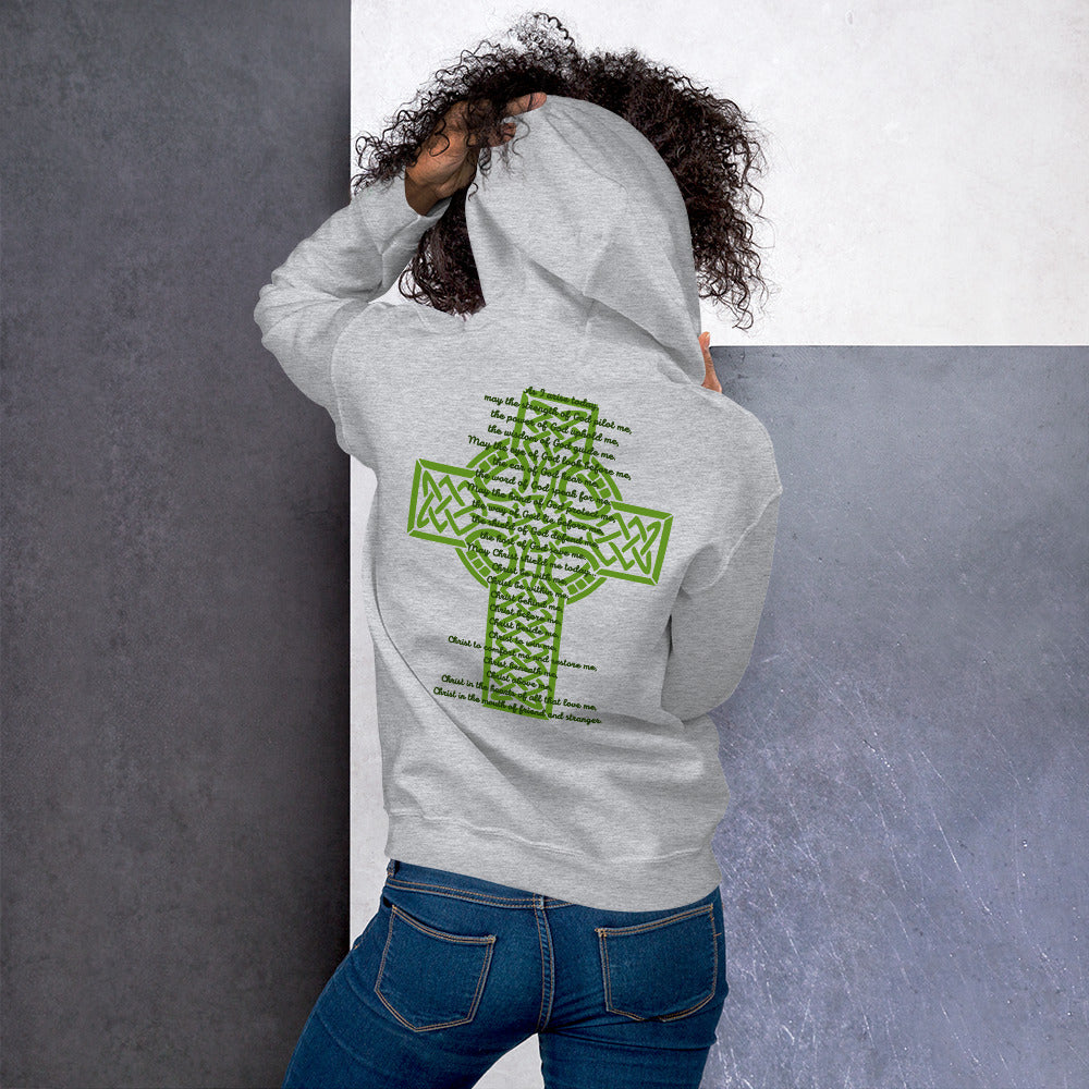 Ladies Saint Patrick Hoodie- Prayer on back