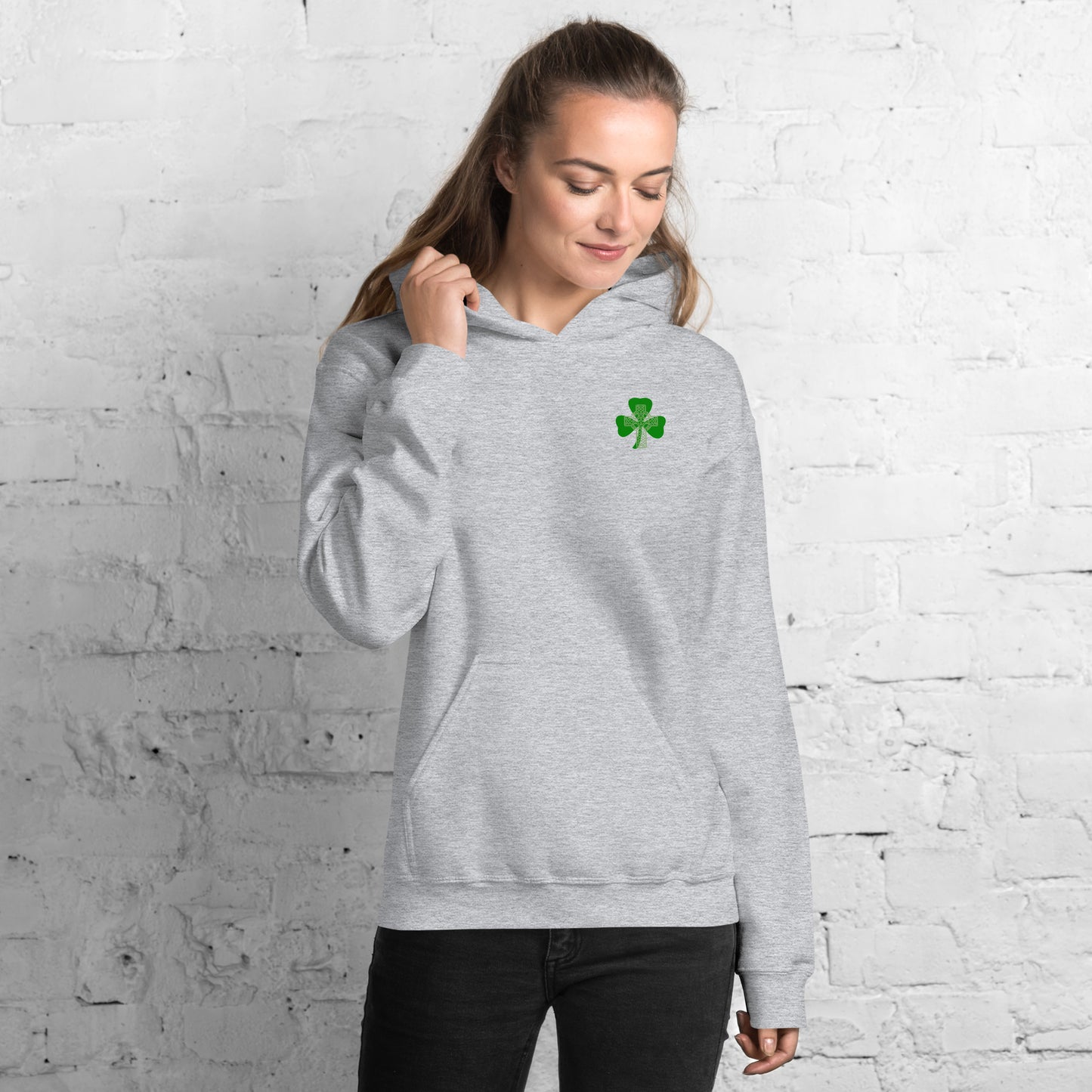 Ladies Saint Patrick Hoodie- Prayer on back