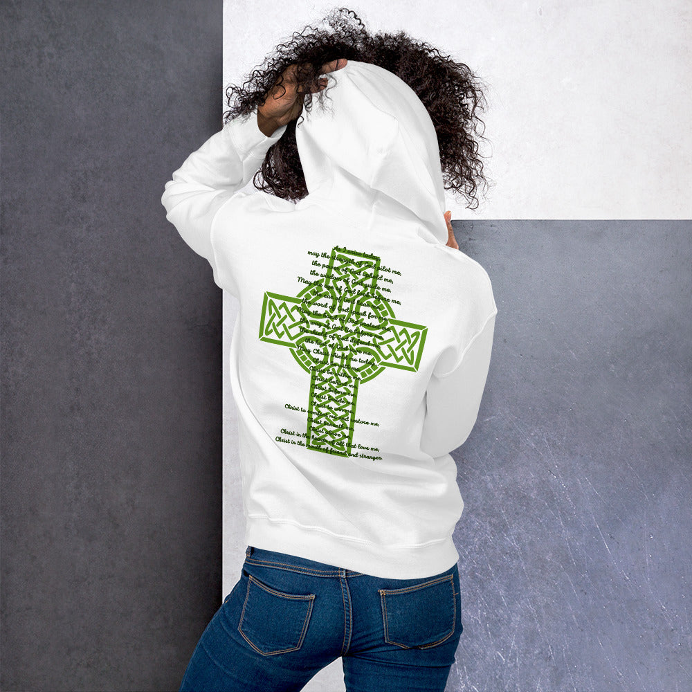 Ladies Saint Patrick Hoodie- Prayer on back