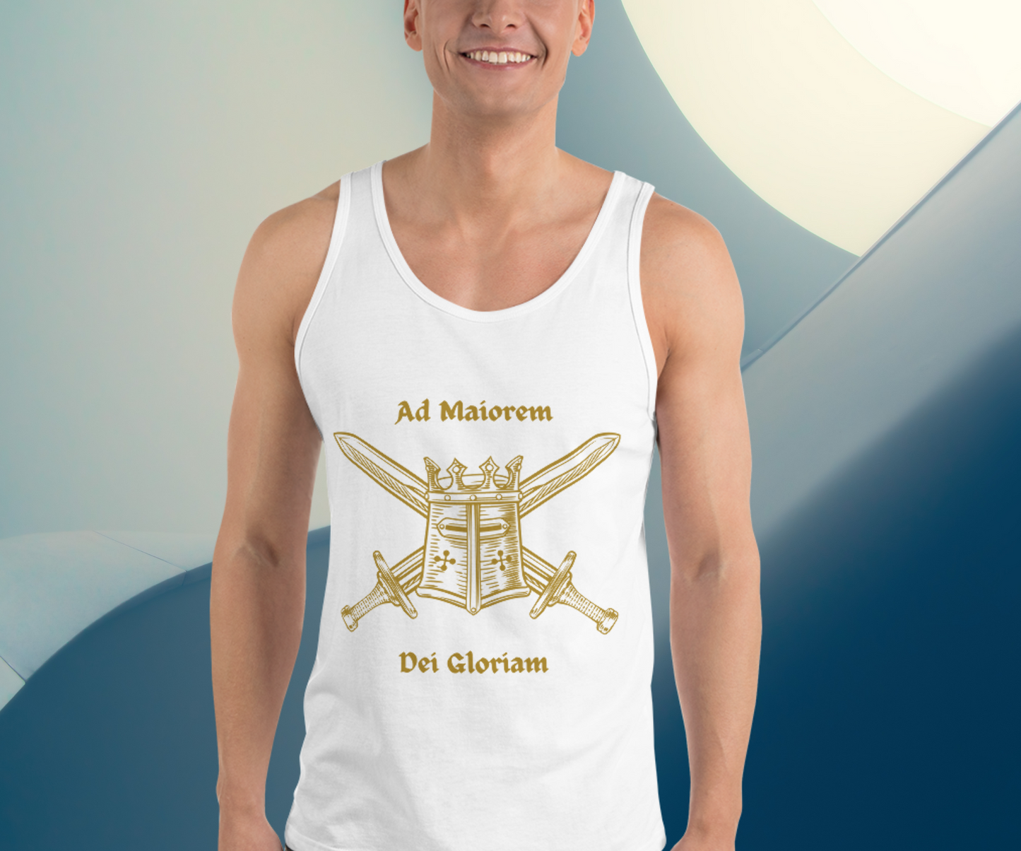 Ad Maiorem Dei Gloriam Men's Tank Shirt